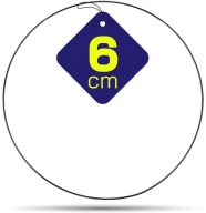 Kovový prsteň ČIERNA na lapače snov, 6 cm