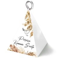 Balónové závažie COMMUNION pyramídové sušičky Boho