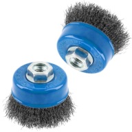 Drôtená kotúčová kefa so závitom pre brúsku 75 mm Drôt 0,3 mm M14