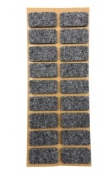 Samolepiace plstené podložky pod nábytok – ŠEDÉ 15x40mm