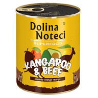 DOLINA NOTECI SUPERFOOD KANGURO A HOVÄDZIE MÄSO 800g