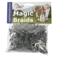 HARRY'S MAGIC čierne gumičky s hrivou