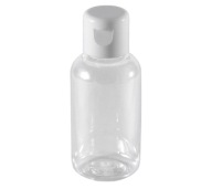 FĽAŠA S ODKLÁPANÝM VRCHNOM 50ml, 20/410, PET, priehľadná