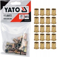 YATO OCEĽOVÁ NITOVACIA MATICA M5 20 ks.