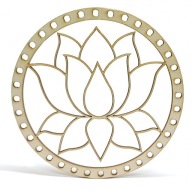 Mandala lapač snov základná obruč kruh lotosový kvet