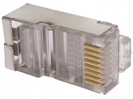 MODULOVÁ tienená RJ45 ZÁSTRČKA na drôt, 1 ks