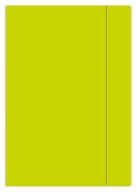 ZLOŽKA S GUMA A4+ FLUO LIME Interprint