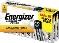 16x Energizer AAA alkalická batéria (R3)LR03 1,5V tenké prsty