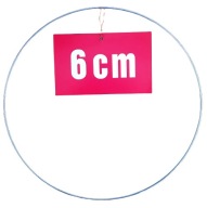 STRIEBORNÝ prsteň/ráfik pre lapače snov a makramé 6 cm