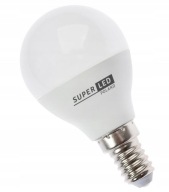 E14 LED žiarovka 8W SMD 2835 guľa 840lm VÝKONNÁ neutrálna biela