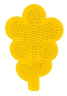 ŠABLÓNA na zažehľovacie korálky FLOWER SES