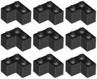 LEGO 2357 BRICK 2x2 čierna NOVINKA (10g) 9 ks.