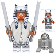 BLOKOV POSTAVA AHSOK TANO a R2 D2 STAR WARS