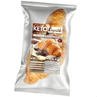 KETO CROISSANT CROSSANT bez cukru, sacharidov, mini - čokoládový krém