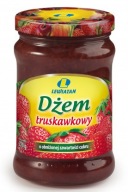 NÍZKOSLADKÝ jahodový džem na chlieb, palacinky, vafle, Lewiatan 270g