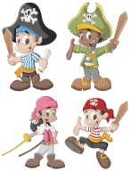 PIRÁTSKE PIRÁTSKE NÁLEPKY NA OKNO, ZRKADLO, OKNO