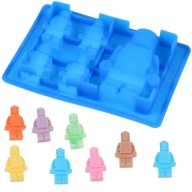Silikónová forma, forma na čokolády, želé, želé LEGO Blue
