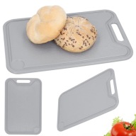 DOSKA NA KRAJENIE plast sivá 17x25,5 s rukoväťou kuchynská doska