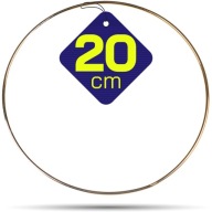 ZLATÝ kovový prsteň na lapače snov, 20 cm