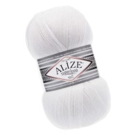 Alize Superlana Tig - 55 White 570mt