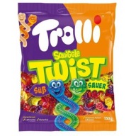 Z NEMECKA Trolli Squiggle Twist Suss & Sauer Jelly fazuľa 150 g