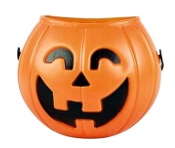 Halloweenske tekvicové vedierko