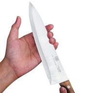 KUCHYŇSKÝ NÔŽ 20CM NA REZANIE A KRÁJANIE JEDLA, KLASICKÝ S VEĽKOU BRDOU