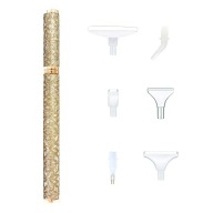 Aplikátor diamantových výšiviek 6 tipov Glamour Gold Colors