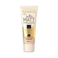 Eveline Cosmetics Satin Matt make-up na tvár č. 101 - Ivory