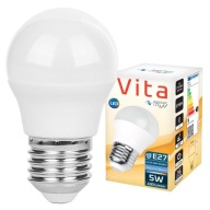 LED žiarovka E27 2835 SMD 5W guľa G45 230V 3 farby