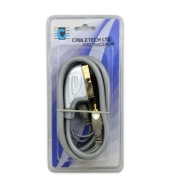 Kábel EURO SCART zástrčka / 4x RCA cinch 1,5 m HQ (2070)