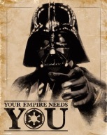 Plagát Star Wars Your Empire Needs You 40x50 cm