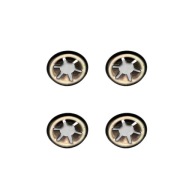 4x 8mm samosvorná podložka pre kolieska vozíka, na aretáciu na oske