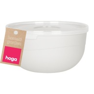 PLASTOVÁ KUCHYŇSKÁ MISKA NA JEDLO S POKROKOM 1,2L 16CM BIELA