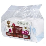 Barry King PLIENKY PAMPERS pre sučky XS 20-28cm 12 ks