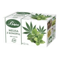 BiFix Instantný bylinný čaj Medovka s konope, 20 x 2g