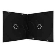Puzdro na 2 DVD SLIM 9mm - ČIERNA