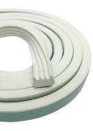 Biele samolepiace tesnenie typ E 15x8mm