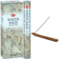 Indické vonné tyčinky White Sage Sage 20 ks HEM