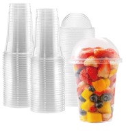 HRNČEKY S viečkom bez otvoru NA DEZERTY, OVOCIE, ŽULY, POORTIME, 300ML, 50KS