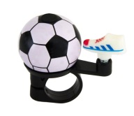 HLASITÝ FUTBALOVÝ BICYKLOVÝ ZVON, OCEL