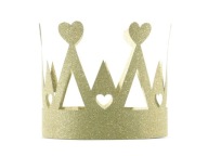 CROWN TIARA ZLATÁ PRINCEZNÁ NARODENINOVÁ PÁRTY