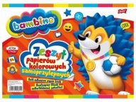 ZÁPISNÍK. SAMOLEPIACI BAMBINO FAREBNÝ PAPIER