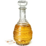 KARAFA NA WHISKY ALKOHOL KRYŠTÁLOVÁ 1L SKLENENÁ FĽAŠA S KORKOM