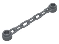 LEGO príslušenstvo Chain Short 5 Tmavošedá 92338