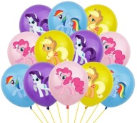 SADA BALÓNOV MY LITTLE PONY PONÍKY KONÍKY RAINBOW DASH PINKIE PIE 12 ks