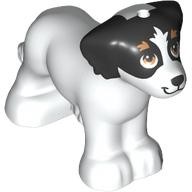 LEGO 3168pb02 Shaggy Dog Daisy biela (2g)
