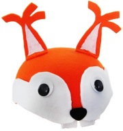 Plstený klobúk VEVERIČKA Animals Forest Outfit Prestrojenie Plesový karneval