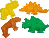 WADER Formy do piesku 4 prvky Dino Animals