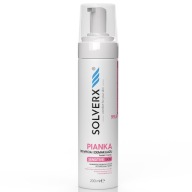 SOLVERX Pena na citlivú pleť na tvár, odličovanie a oči 200 ml